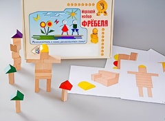 Игровой набор Фребеля "Конструктор деревянный без соединений-3" (Серия "Эксперимент") - fgospostavki.ru - Ивантеевка