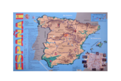 Учебная карта Испания на испанском языке - fgospostavki.ru - Ивантеевка