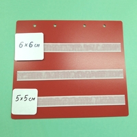 Красный лист-вкладыш в папку ПЕКС БОЛЬШУЮ для карточек 5*5 и 6*6 см - fgospostavki.ru - Ивантеевка