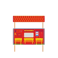 Учебно-игровой макет "Остановка" стационарная - fgospostavki.ru - Ивантеевка