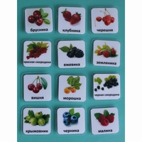 Набор карточек "Ягоды" - fgospostavki.ru - Ивантеевка