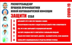 Плакат "Правила профилактики коронавируса" - fgospostavki.ru - Ивантеевка