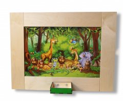 Тактильно-развивающая панель «Мир зверей» - fgospostavki.ru - Ивантеевка