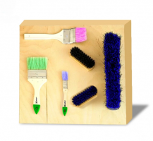 Тактильно-развивающая панель с мягкими кисточками - fgospostavki.ru - Ивантеевка