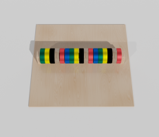 Тактильно-развивающая панель с разноцветными кругами - fgospostavki.ru - Ивантеевка