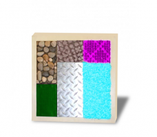 Тактильно-развивающая панель с разными текстурами - fgospostavki.ru - Ивантеевка