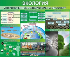 Стенд "Экология. Антропогенное воздействие на биосферу" - fgospostavki.ru - Ивантеевка