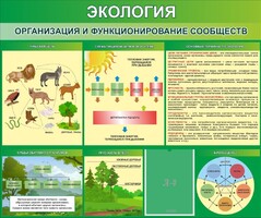 Стенд "Экология. Организация и функционирование сообществ" - fgospostavki.ru - Ивантеевка