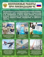 Стенд "Неотложные работы при ликвидации ЧС" - fgospostavki.ru - Ивантеевка