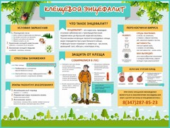 Стенд "Клещевой энцефалит" - fgospostavki.ru - Ивантеевка