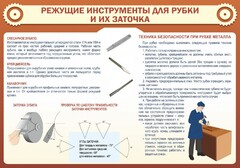 Стенд "Режущие инструменты для рубки и их заточки" - fgospostavki.ru - Ивантеевка