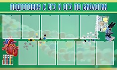 Стенд "Подготовка к ЕГЭ и ОГЭ по биологии" Вариант 2 - fgospostavki.ru - Ивантеевка