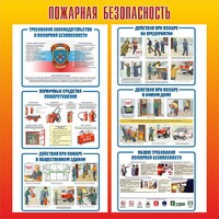 Стенд "Пожарная безопасность" Вариант 4 - fgospostavki.ru - Ивантеевка