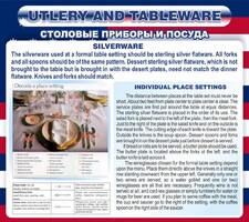 Стенд "Столовые приборы и посуда" - fgospostavki.ru - Ивантеевка