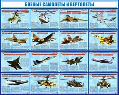 Стенд "Боевые самолеты и вертолеты" - fgospostavki.ru - Ивантеевка