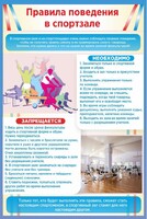 Стенд "Правила поведения в спортзале №1" - fgospostavki.ru - Ивантеевка