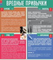Стенд "Вредные привычки" - fgospostavki.ru - Ивантеевка