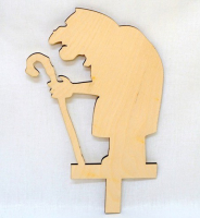 Персонаж для теневого театра "Баба Яга" - fgospostavki.ru - Ивантеевка