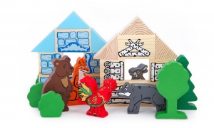 Комплект игрушек для сказкотерапии "Зайкина избушка" - fgospostavki.ru - Ивантеевка