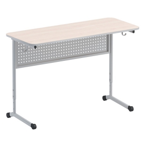 Стол ученический двухместный с перфорированной панелью - fgospostavki.ru - Ивантеевка
