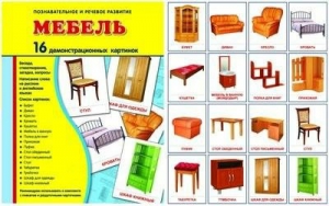 Демонстрационные карточки "Мебель" - fgospostavki.ru - Ивантеевка