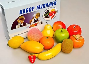 Набор муляжей фруктов - fgospostavki.ru - Ивантеевка
