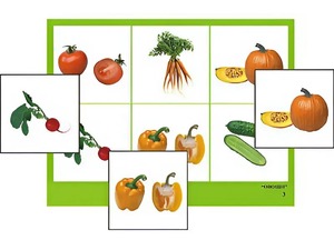 Логопедическое лото "Овощи" (4 планшета, 24 карточки, цветное, ламинированное) - fgospostavki.ru - Ивантеевка