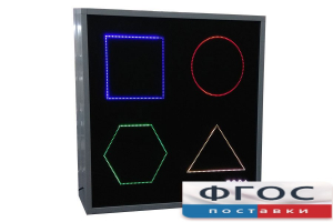 Интерактивная панель «Цветные фигуры 4» (вариант 3) - fgospostavki.ru - Ивантеевка