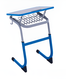 Парта одноместная регулируемая по высоте (наклонная столешница) с антивандальной кромкой - fgospostavki.ru - Ивантеевка