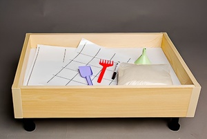 Игровой набор для экспериментов с песком "Песочница" (бук) - fgospostavki.ru - Ивантеевка