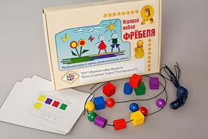 Игровой набор Фребеля "Бусы-шнуровка" (серия "Эксперимент") - fgospostavki.ru - Ивантеевка