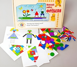 Игровой набор Фребеля "Конструктор плоскостной-4" (Серия "Эксперимент") - fgospostavki.ru - Ивантеевка