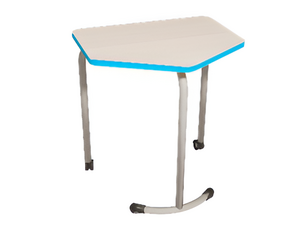 Стол мобильный модульный трапециевидный FLEXY с антивандальной кромкой - fgospostavki.ru - Ивантеевка