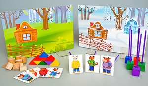 Игровой набор Фребеля "Заюшкина избушка" (серия "Сказочный мир". Выпуск 1) - fgospostavki.ru - Ивантеевка
