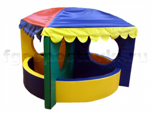 Сухой бассейн-трансформер "Карусель" 6 элементов с шариками - fgospostavki.ru - Ивантеевка