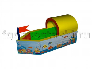 Сухой бассейн "Кораблик" с шелкографией - fgospostavki.ru - Ивантеевка