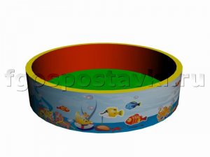 Бассейн круглый с шелкографией - fgospostavki.ru - Ивантеевка