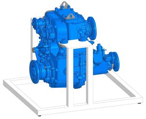 Учебное оборудование «Раздаточная коробка с коробкой отбора мощности в разрезе грузового автомобиля КамАЗ» - fgospostavki.ru - Ивантеевка