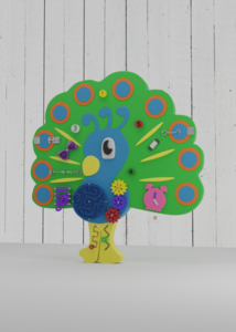 Бизиборд «Радостный павлин» - fgospostavki.ru - Ивантеевка