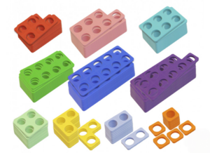 Нумирошка. Набор цветных пластиковых форм 100 шт. по методике Нумикон - fgospostavki.ru - Ивантеевка