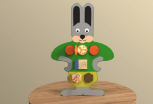 Бизиборд «Серый заинька» - fgospostavki.ru - Ивантеевка