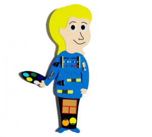 Бизиборд «Юный художник» - fgospostavki.ru - Ивантеевка