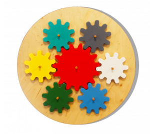 Бизиборд «Цветные шестеренки» - fgospostavki.ru - Ивантеевка