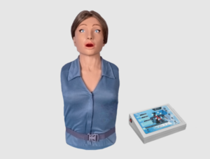 Тренажер-манекен взрослой пострадавшей женщины "Ирина" (голова, торс) для отработки приемов сердечно-легочной реанимации - fgospostavki.ru - Ивантеевка