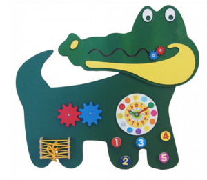 Бизиборд «Зеленый крокодил» - fgospostavki.ru - Ивантеевка