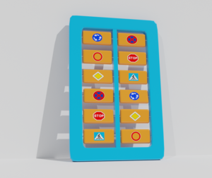 Игровая панель «Дорожные знаки»  - fgospostavki.ru - Ивантеевка