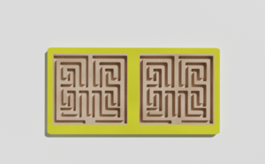 Межполушарная доска №13 желтая - fgospostavki.ru - Ивантеевка