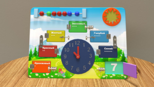 Настенная панель «Изучение цифр и цветов» - fgospostavki.ru - Ивантеевка