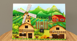 Настенная панель «Деревенский двор» - fgospostavki.ru - Ивантеевка