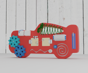 Бизиборд «Машинка» - fgospostavki.ru - Ивантеевка